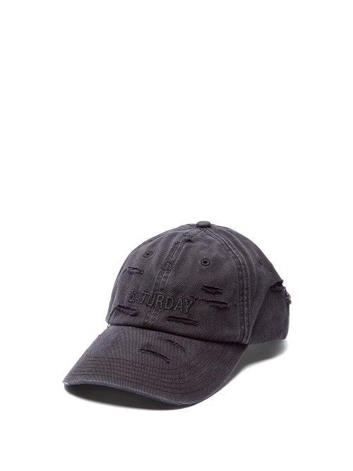 Matchesfashion.com Vetements - X Reebok Weekday Saturday Embroidered Baseball Cap - Mens - Black
