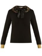 Gucci Sequin-embellished Cashmere-blend Knit Sweater