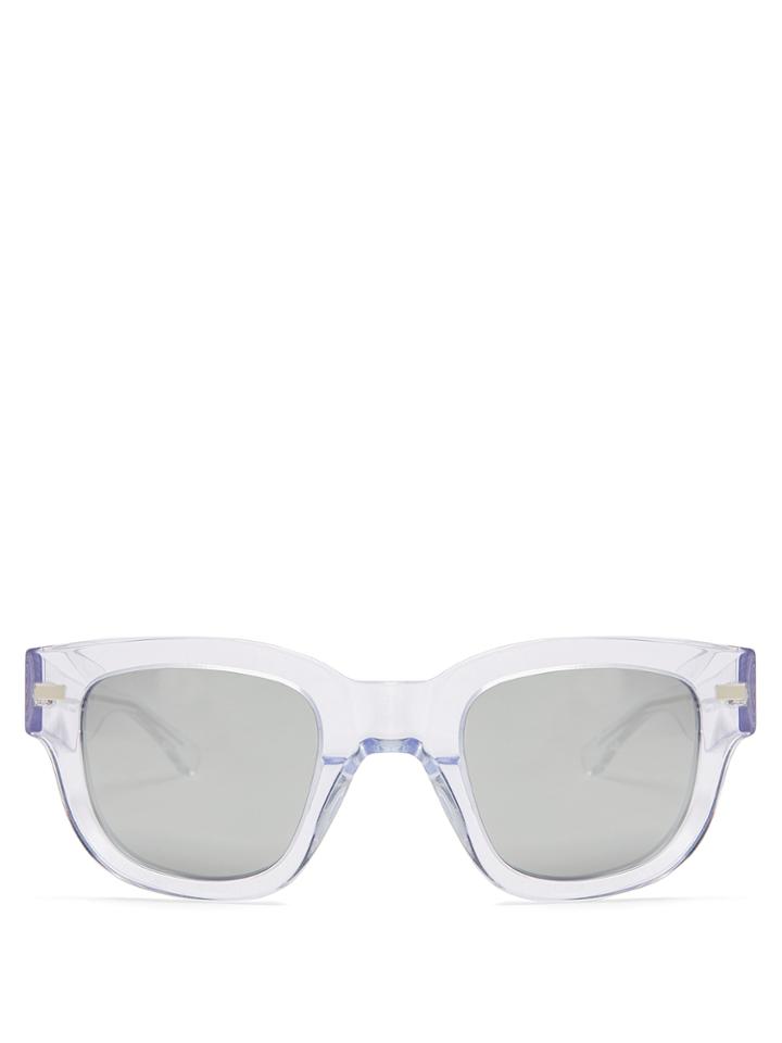 Acne Studios Square-frame Mirrored Acetate Sunglasses