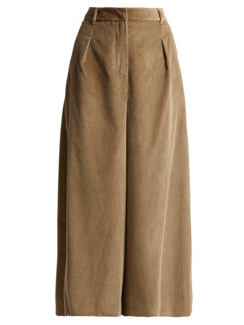 Matchesfashion.com Weekend Max Mara - Tivoli Culottes - Womens - Beige