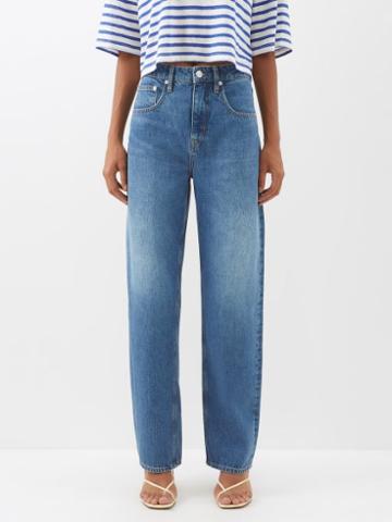 Frame - Barrel-leg Jeans - Womens - Mid Denim