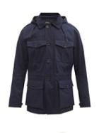 Mens Rtw Ralph Lauren Purple Label - Hooded Cotton Field Jacket - Mens - Navy