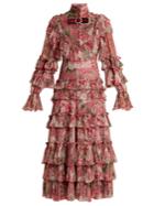 Gucci Ruffled Silk-georgette Gown