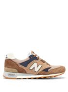 New Balance - Made Uk 577 Suede And Mesh Trainers - Mens - Brown Multi
