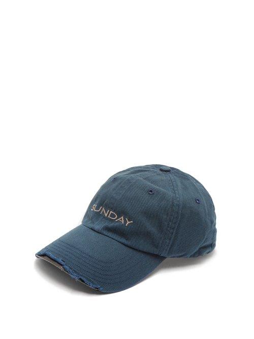 Matchesfashion.com Vetements - X Reebok Sunday Cap - Mens - Navy