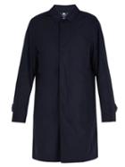 Matchesfashion.com Burberry - Wool And Cashmere Blend Car Coat - Mens - Navy