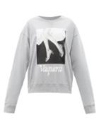 Vaquera - Printed Cotton-jersey Sweatshirt - Womens - Grey