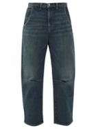 Matchesfashion.com Nili Lotan - Emerson Panelled Wide-leg Jeans - Womens - Denim