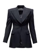Matchesfashion.com Dolce & Gabbana - Tailored Single Breasted Slim Fit Blazer - Womens - Black