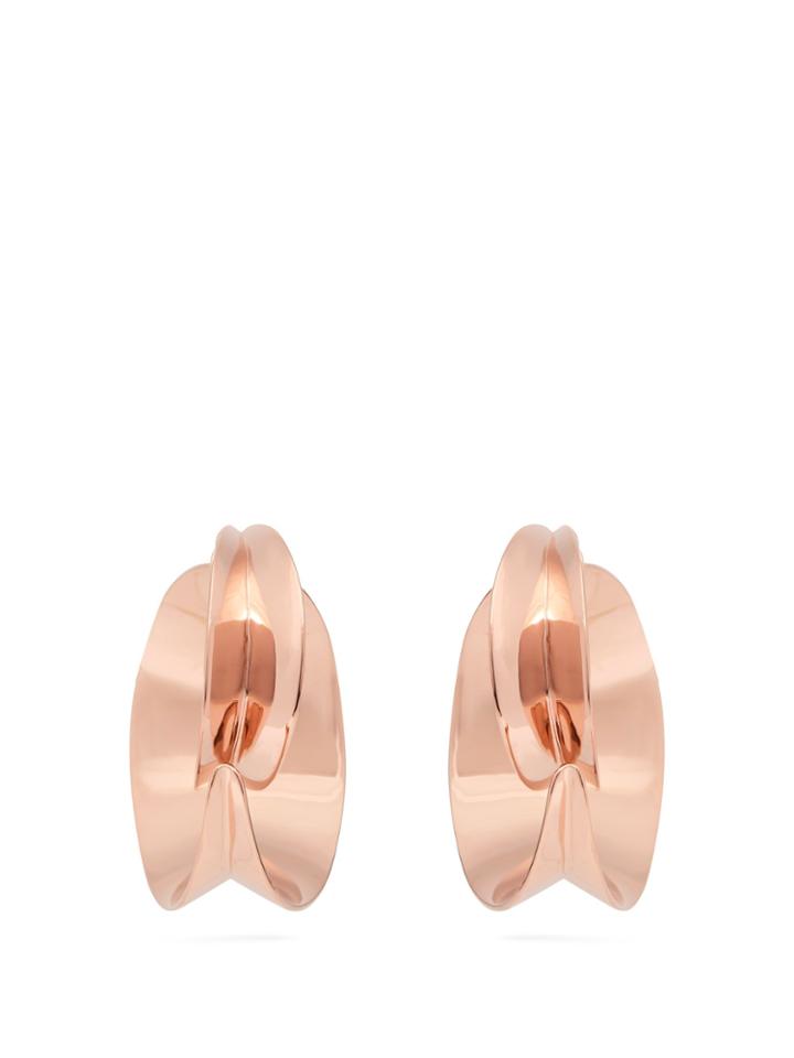 Ryan Storer Sansevieria Sculpted Hoop Earrings