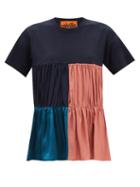 Colville - Patchwork Jersey T-shirt - Womens - Multi