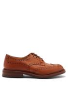 Matchesfashion.com Tricker's - Bourton Perforated Leather Brogues - Mens - Camel