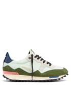 Matchesfashion.com Golden Goose Deluxe Brand - Starland Suede And Nylon Low Top Trainers - Womens - Green Multi