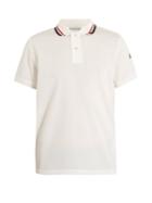 Moncler Contrast Striped-collar Cotton-piqu Polo Shirt