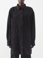 Raey - Organic-cotton Giant Denim Jacket - Womens - Black