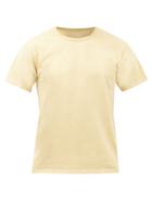 Lady White Co. - Cotton-jersey T-shirt - Mens - Yellow