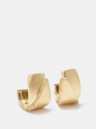 Completedworks - Topaz & Recycled 14kt Gold-vermeil Hoop Earrings - Womens - Gold Multi