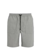 Matchesfashion.com Ami - Elasticated Waist Straight Leg Wool Shorts - Mens - Grey