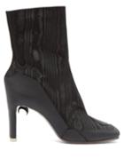 Matchesfashion.com Marine Serre - X Nicholas Kirkwood Moon Print Ankle Boots - Womens - Black