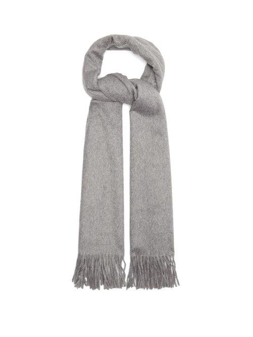 Matchesfashion.com Max Mara - Baci Scarf - Womens - Light Grey