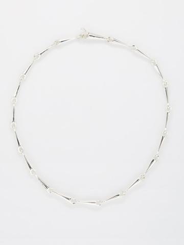 Annika Inez - Linked Large Sterling-silver Necklace - Womens - Silver