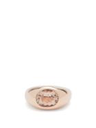 Matchesfashion.com Jacquie Aiche - Dome Morganite & 14kt Rose Gold Ring - Womens - Gold