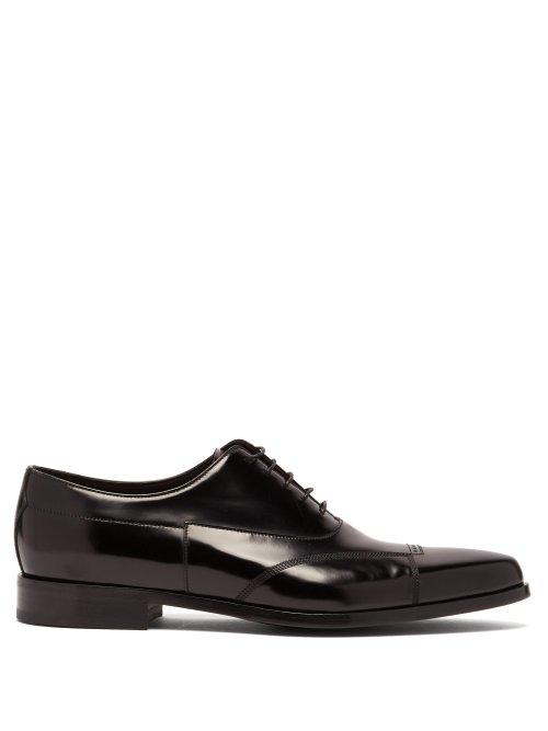 Matchesfashion.com Prada - Tassel Embellished Leather Loafers - Mens - Black