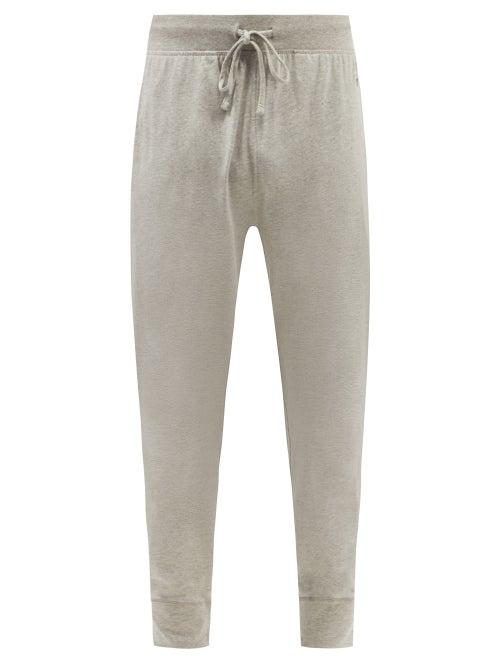 Polo Ralph Lauren - Logo-embroidered Cotton-jersey Pyjama Trousers - Mens - Grey
