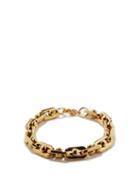 Ladies Jewellery Fallon - Bolt-chain 18kt Gold-plated Bracelet - Womens - Gold