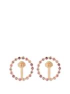 Charlotte Chesnais Saturn Small Sapphire, Amethyst & Gold Earrings