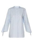 Tibi Long-sleeved Cotton Shirt