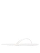 Matchesfashion.com Carlotha Ray - Laser-cut Patterned Scented-rubber Flip Flops - Womens - White