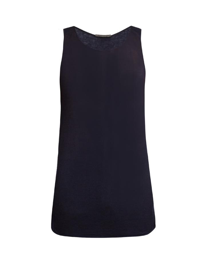Denis Colomb Sabi Cashmere-knit Tank Top