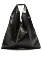 Mm6 Maison Margiela - Japanese Medium Faux Leather Shoulder Bag - Womens - Black
