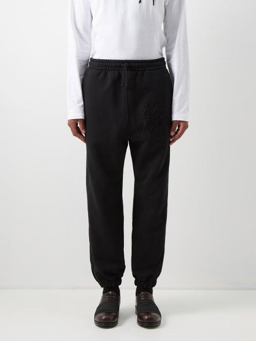 Stefan Cooke - Dancing Ladies Cotton-jersey Track Pants - Mens - Black