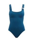Ladies Beachwear Eres - Hopla Buckle-strap Swimsuit - Womens - Dark Blue