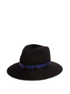 Matchesfashion.com Maison Michel - Henrietta Felt Hat - Womens - Black