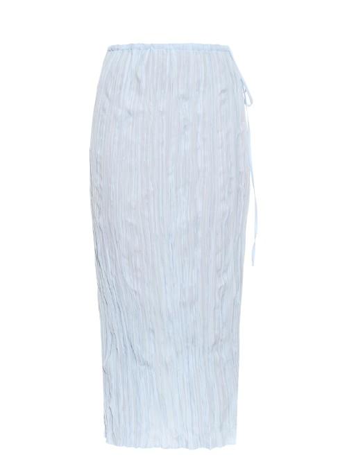 Altuzarra Calligraphy Crepe Midi Skirt
