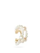 Matchesfashion.com Completedworks - Cumulus Pearl & 14kt Gold-vermeil Ear Cuff - Womens - Pearl
