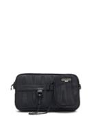 Matchesfashion.com Marine Serre - Multi-pocket And Chain Belt Bag - Womens - Black
