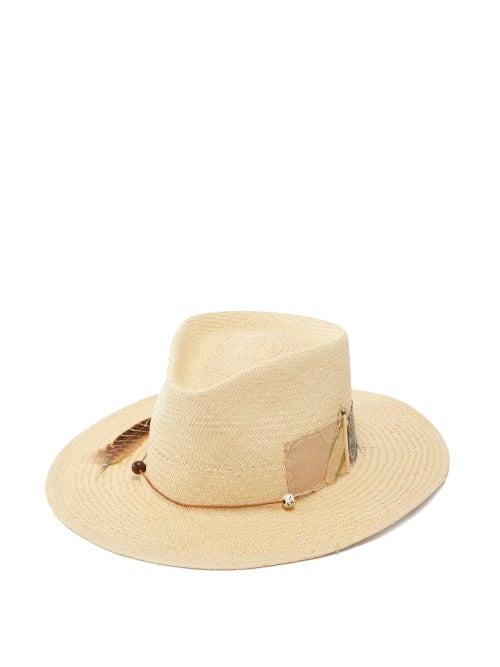 Matchesfashion.com Nick Fouquet - Sand Dollar Beach Straw Fedora - Mens - Beige