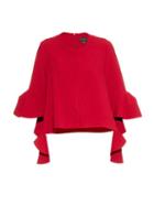 Ellery Neu Deconstructed Bell-sleeve Top