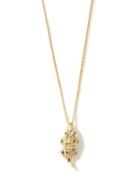 Matchesfashion.com Yvonne Lon - Crocodile Diamond, Tsavourite & Gold Necklace - Womens - Yellow Gold