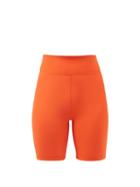 The Upside - Redondo Ribbed Jersey Cycling Shorts - Womens - Orange