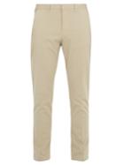 Ami Slim-fit Brushed Cotton-blend Chino Trousers
