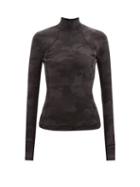 Lululemon - Rulu Run Half-zip Camo-jersey Top - Womens - Black Multi
