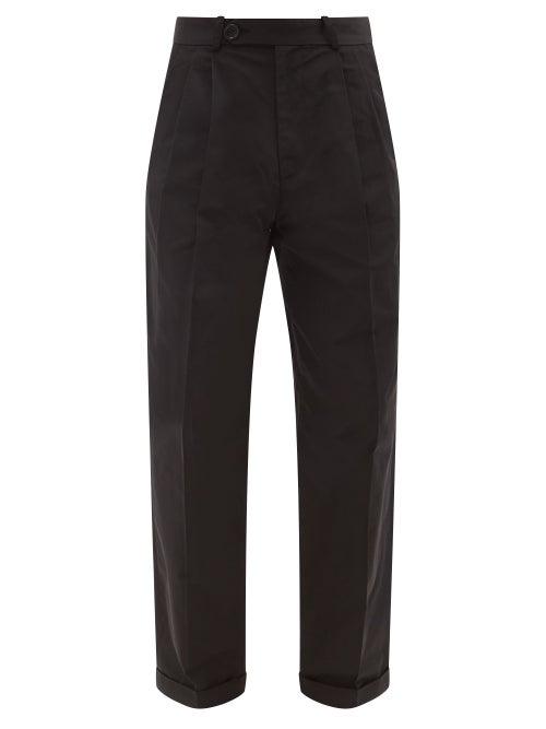 Molly Goddard - Duncan Twill Tailored Trousers - Mens - Black