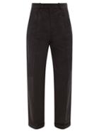 Molly Goddard - Duncan Twill Tailored Trousers - Mens - Black