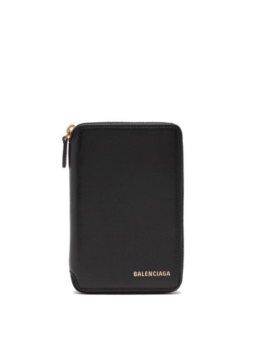 Matchesfashion.com Balenciaga - Ville Leather Wallet - Womens - Black