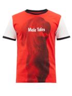 Matchesfashion.com Paco Rabanne - X Peter Saville Male Tales Cotton T-shirt - Mens - Red